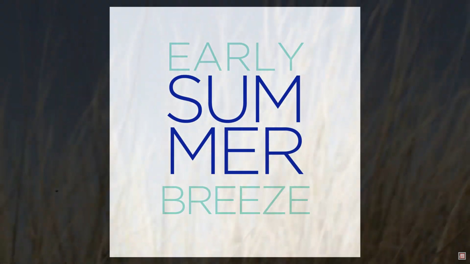 Anel fashion EARLY SUMMER BREEZE TVC 2018